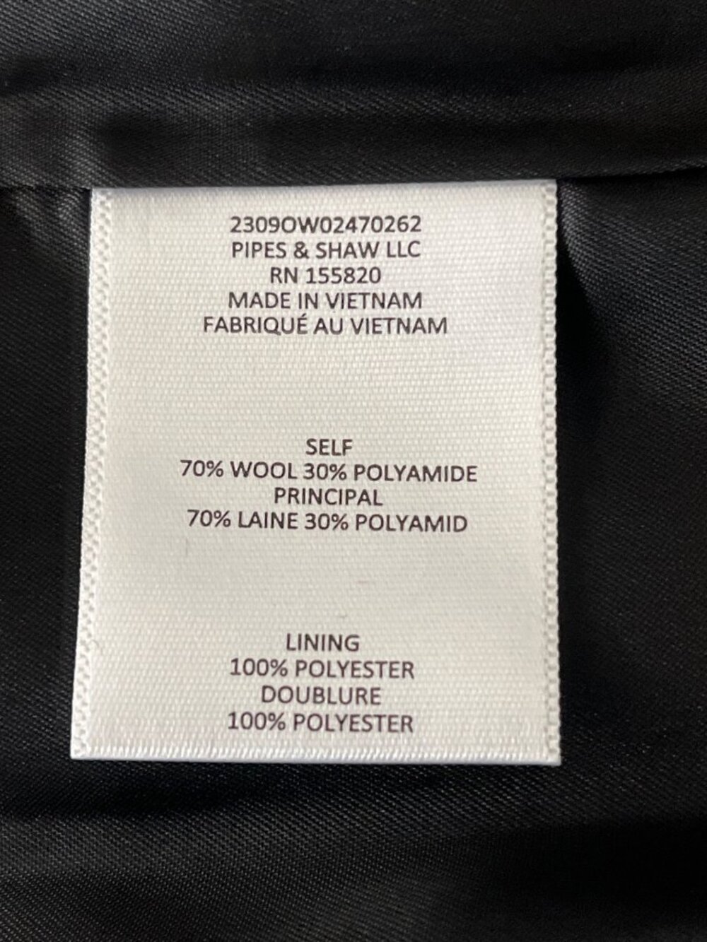 Veronica Beard Women XS Wool Coat Frattini Dickey Double-Breasted Black $998 NEW - Picture 11 of 12